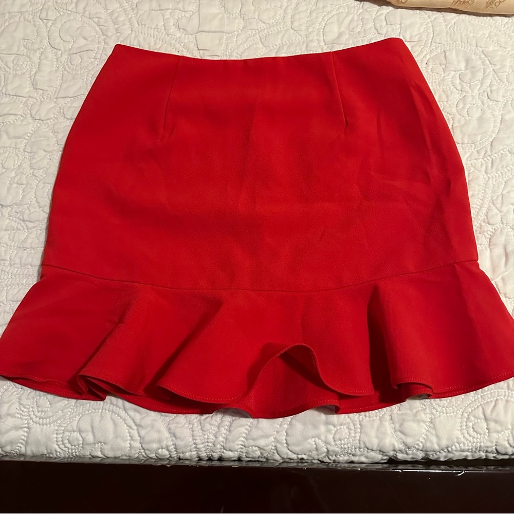 peplum skirt